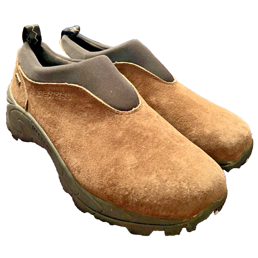 Merrell Winter Moc II Shoes Mens Sz 9.5 Brown Waterproof